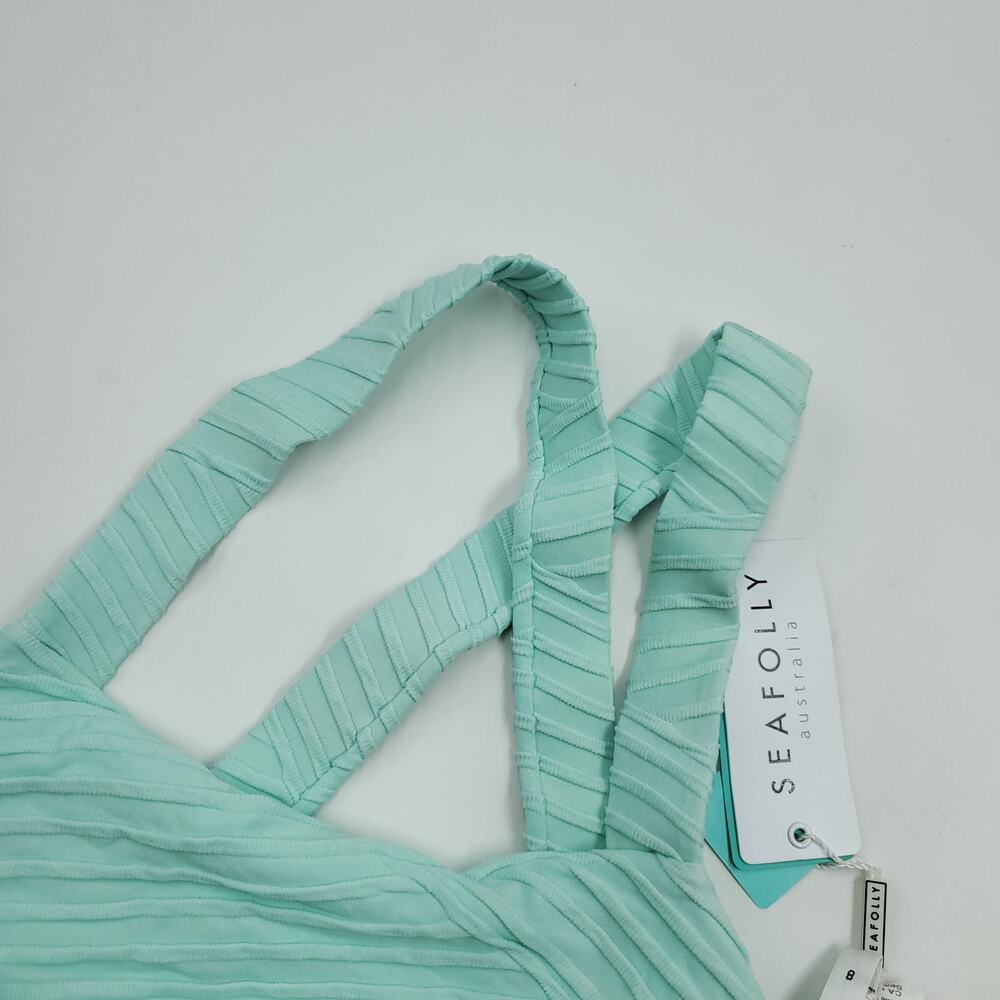 Fresh Water Crop Bikini Top by Seafolly Size 4 - Picture 3 of 9